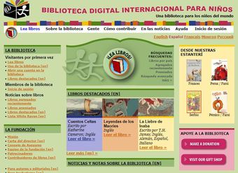 Biblioteca digital internacional para niños Biblioteca digital internacional para niños
