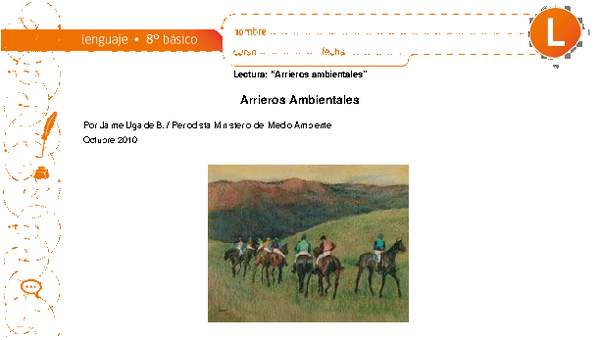 Arrieros ambientales Arrieros ambientales