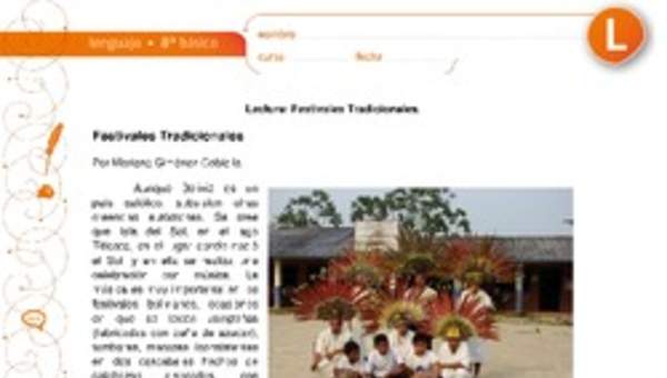 Festivales tradicionales Festivales tradicionales