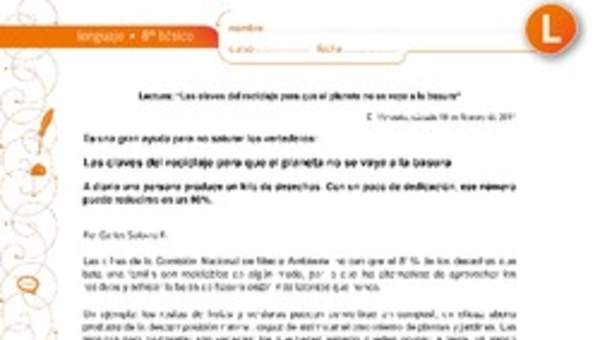 Las claves del reciclaje para que el planeta no se vaya a la basura Las claves del reciclaje para que el planeta no se vaya a la basura