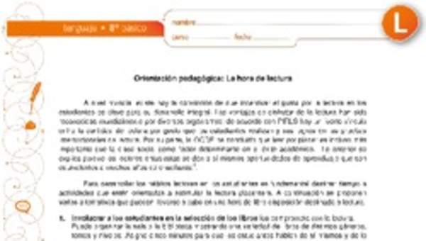 La hora de lectura La hora de lectura