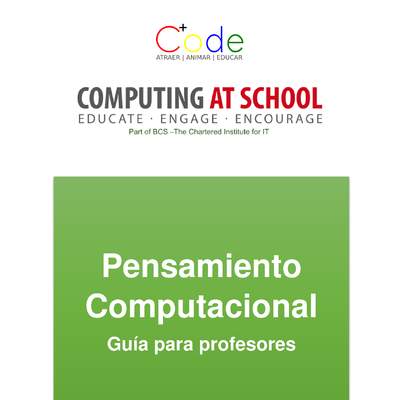 Guía docente: Pensamiento computacional Guía docente: Pensamiento computacional