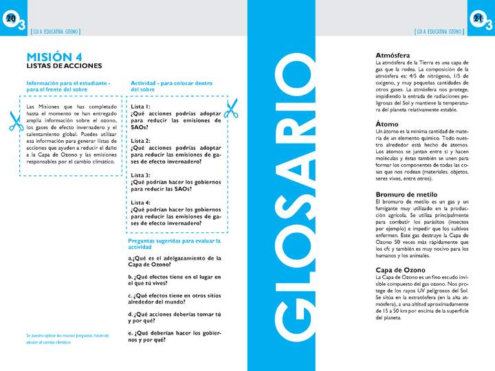 Misión 4 guía educativa Ozono Misión 4 guía educativa Ozono