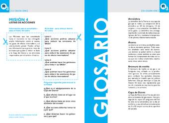 Misión 4 guía educativa Ozono Misión 4 guía educativa Ozono