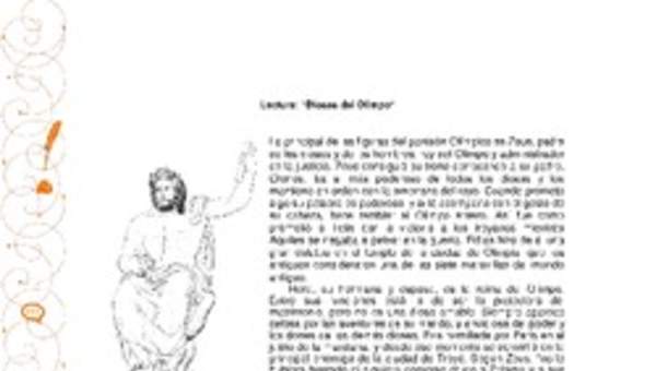Los dioses del Olimpo Los dioses del Olimpo