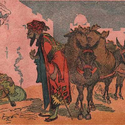 Ilustración: Alí Babá y los cuarenta ladrones Ilustración: Alí Babá y los cuarenta ladrones