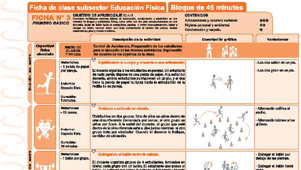 Habilidades Motrices Ficha N° 03 Habilidades Motrices Ficha N° 03