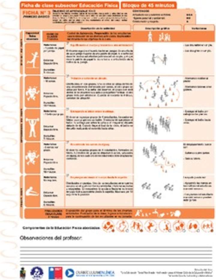 Habilidades Motrices Ficha N° 03 Habilidades Motrices Ficha N° 03