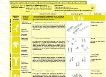 Expresión Corporal y Danza Ficha N° 07