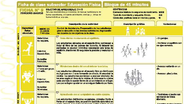 Expresión Corporal y Danza Ficha N° 09 Expresión Corporal y Danza Ficha N° 09