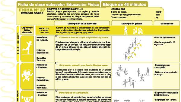 Juegos Predeportivos Ficha N° 27 Juegos Predeportivos Ficha N° 27