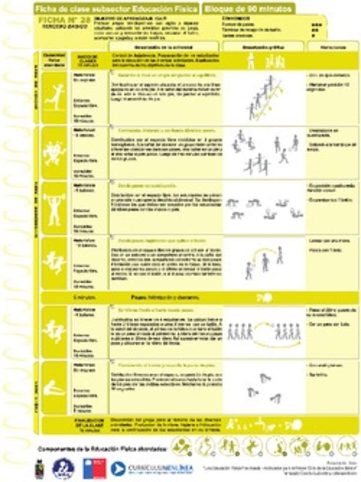 Juegos Predeportivos Ficha N° 28 Juegos Predeportivos Ficha N° 28
