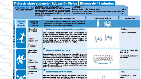 Juegos Predeportivos Ficha N° 13 Juegos Predeportivos Ficha N° 13