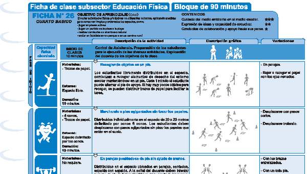 Ejercicio en entorno natural Ficha N° 26 Ejercicio en entorno natural Ficha N° 26