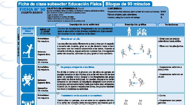 Ejercicio en entorno natural Ficha N° 30 Ejercicio en entorno natural Ficha N° 30