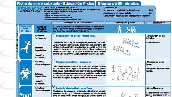 Ejercicio en entorno natural Ficha N° 32 Ejercicio en entorno natural Ficha N° 32