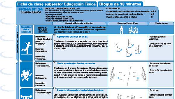 Ejercicio en entorno natural Ficha N° 34 Ejercicio en entorno natural Ficha N° 34