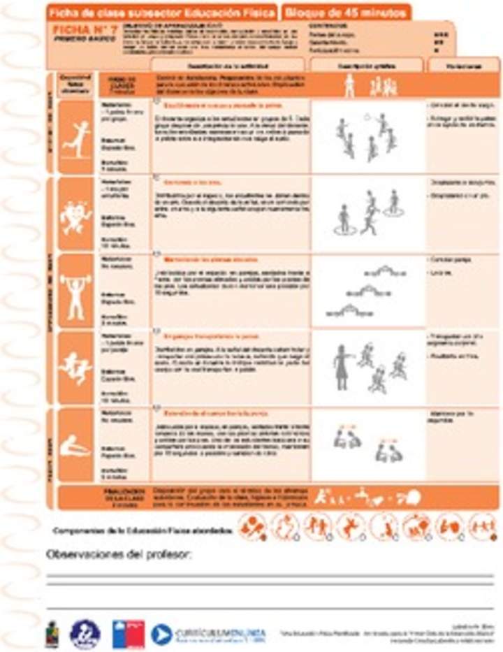 Habilidades motrices Ficha N° 07 Habilidades motrices Ficha N° 07