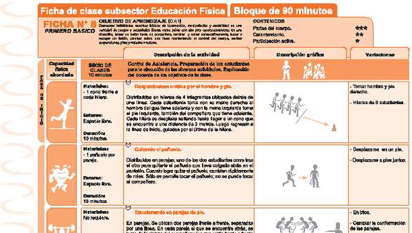 Habilidades motrices Ficha N° 08 Habilidades motrices Ficha N° 08