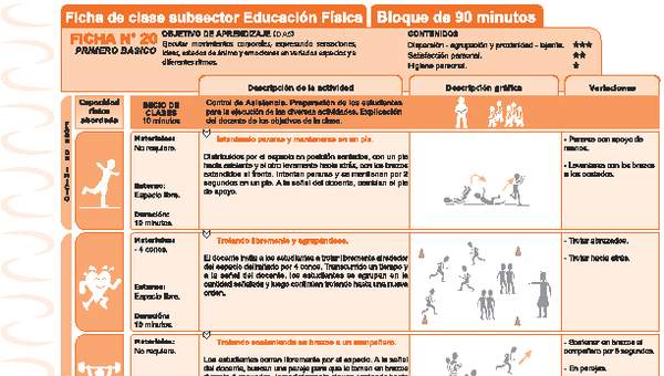 Expresión Corporal Ficha N° 20 Expresión Corporal Ficha N° 20