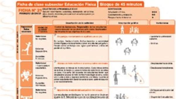 Expresión Corporal Ficha N° 21 Expresión Corporal Ficha N° 21