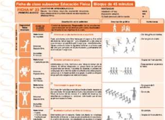 Expresión Corporal Ficha N° 23 Expresión Corporal Ficha N° 23