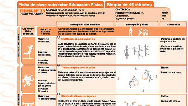 Juegos Predeportivos Ficha N° 33 Juegos Predeportivos Ficha N° 33