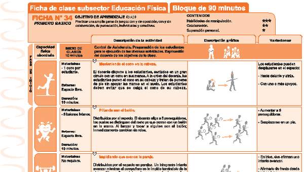Juegos Predeportivos Ficha N° 34 Juegos Predeportivos Ficha N° 34