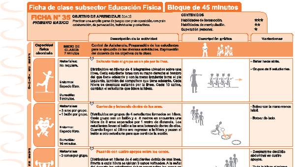 Juegos Predeportivos Ficha N° 35 Juegos Predeportivos Ficha N° 35