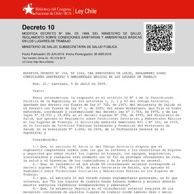 Decreto N° 549 Decreto N° 549