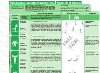 Habilidades Motrices Ficha N° 13 Habilidades Motrices Ficha N° 13