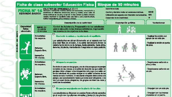 Habilidades Motrices Ficha N° 14 Habilidades Motrices Ficha N° 14