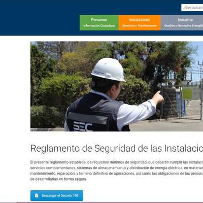 Superintendencia de Electricidad y Combustible (SEC). Reglamentos: Superintendencia de Electricidad y Combustible (SEC). Reglamentos:
