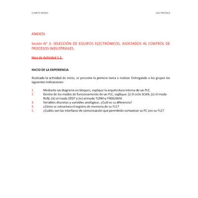 CEDEM, INACAP. (2017). Anexos. Automatización Industrial. Programa de Apoyo a la implementación curricular. 4° medio. Electrónica. CEDEM, INACAP. (2017). Anexos. Automatización Industrial. Programa de Apoyo a la implementación curricular. 4° medio. Electrónica.