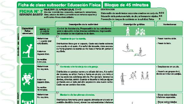 Expresión Corporal y Danza Ficha N° 07 Expresión Corporal y Danza Ficha N° 07