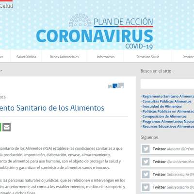 RSA, MINSAL. RSA, MINSAL.