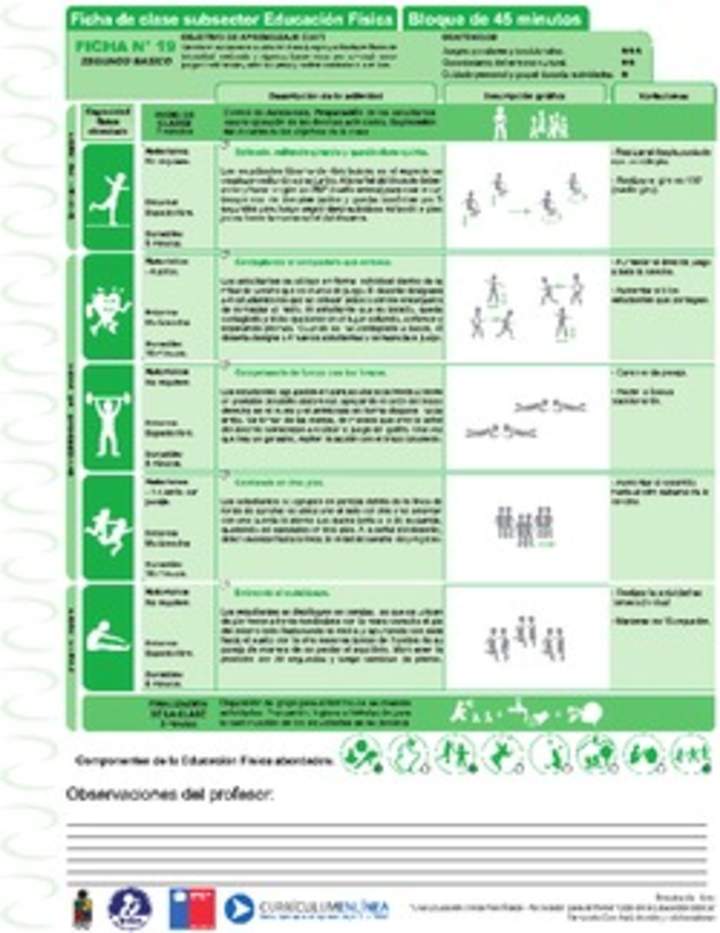 Habito y cultura de movimiento Ficha N° 19 Habito y cultura de movimiento Ficha N° 19