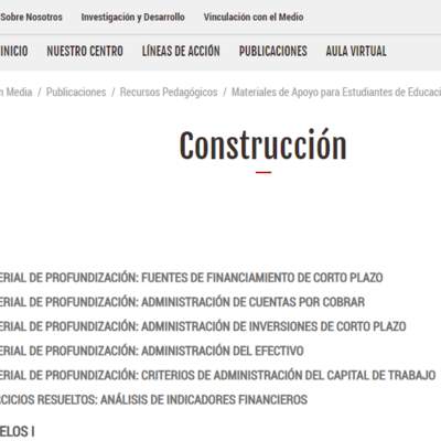 INACAP. Recursos de apoyo a EMTP en Construcción INACAP. Recursos de apoyo a EMTP en Construcción