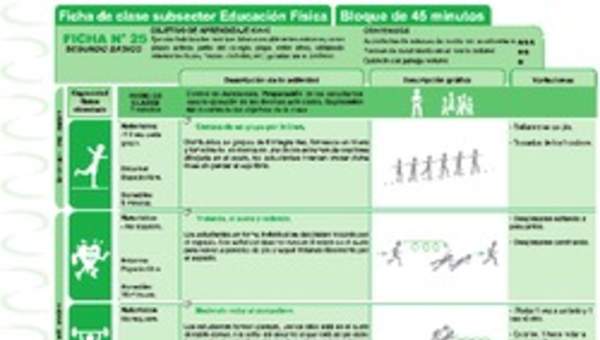 Ejercicio en entorno natural Ficha N° 25 Ejercicio en entorno natural Ficha N° 25