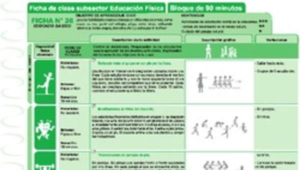 Ejercicio en entorno natural Ficha N° 26 Ejercicio en entorno natural Ficha N° 26