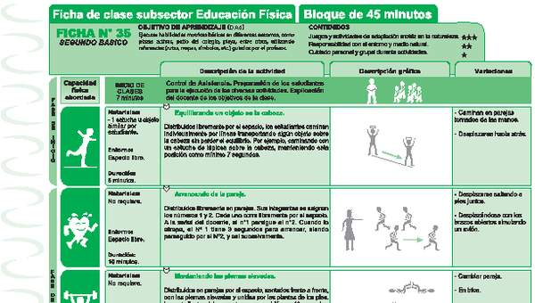 Ejercicio en entorno natural Ficha N° 35 Ejercicio en entorno natural Ficha N° 35