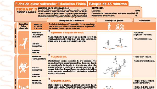 Habilidades Motrices Ficha N° 05 Habilidades Motrices Ficha N° 05