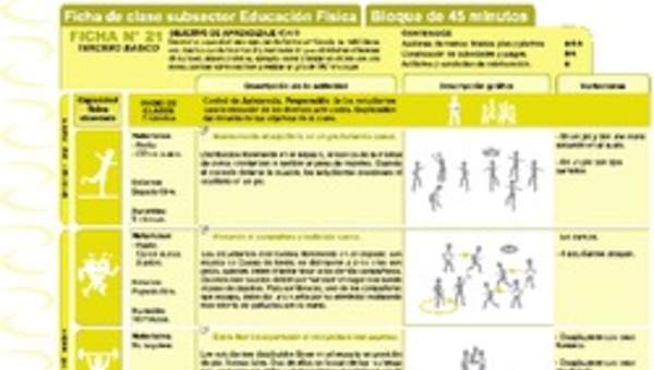 Habilidades Motrices Ficha N° 21 Habilidades Motrices Ficha N° 21