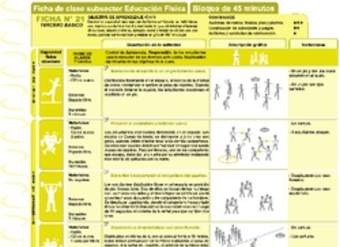 Habilidades Motrices Ficha N° 21 Habilidades Motrices Ficha N° 21