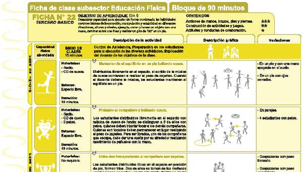 Habilidades Motrices Ficha N° 22 Habilidades Motrices Ficha N° 22