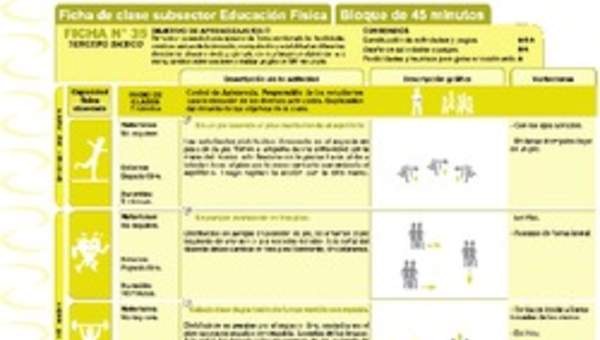 Habilidades Motrices Ficha N° 35 Habilidades Motrices Ficha N° 35