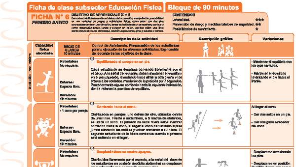 Habilidades Motrices Ficha N° 06 Habilidades Motrices Ficha N° 06