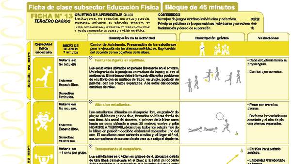 Juegos Predeportivos Ficha N° 13 Juegos Predeportivos Ficha N° 13