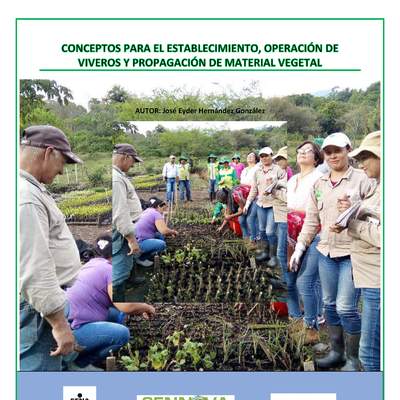 SENA. (2019). Conceptos para el establecimiento, operación de viveros y propagación de material vegetal. SENA. (2019). Conceptos para el establecimiento, operación de viveros y propagación de material vegetal.