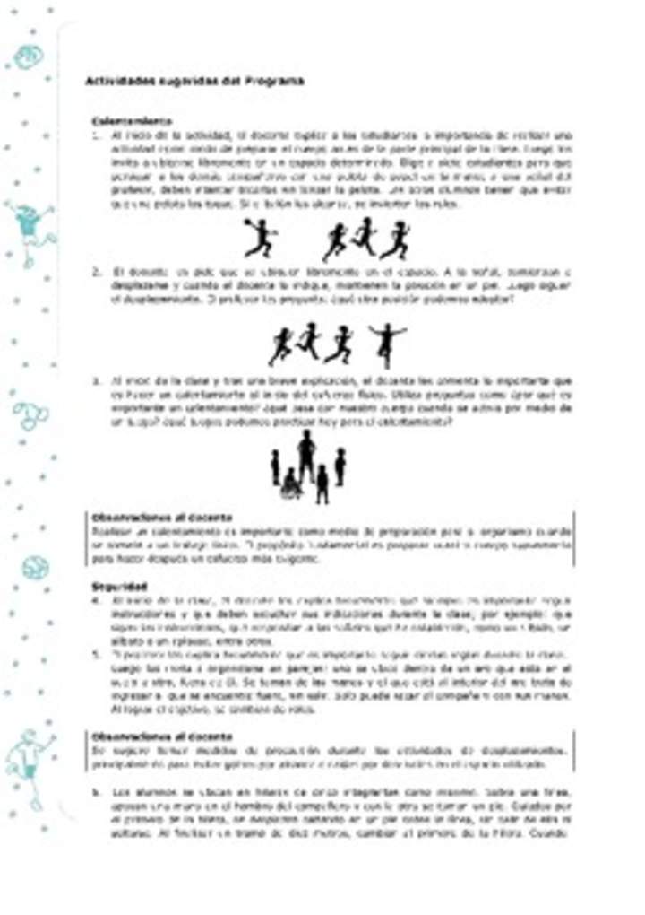 Actividades sugeridas Unidad 1 Actividades sugeridas Unidad 1